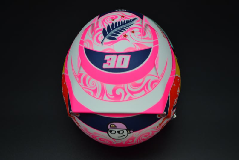 BELL Mini Helmet Helmet 1:2 - Liam Lawson - Visa Cash App Racing Bulls 2025