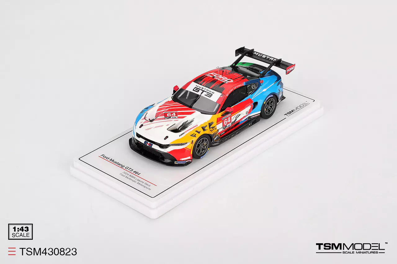 PRECOMMANDE - TSM Model TSM430823 1:43 - FORD Mustang GT3 N°64 Ford Multimatic Motorsports IMSA Laguna Seca 2024 M. Rockenfeller - H.Tincknell