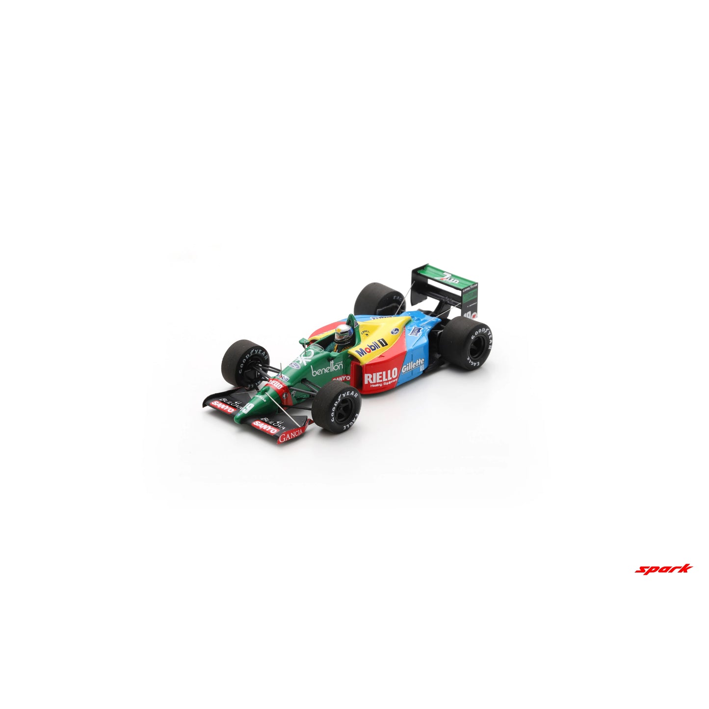 PRECOMMANDE - Spark S5316 1:43 - Benetton B189 No.19 3rd British GP 1989 Alessandro Nannini