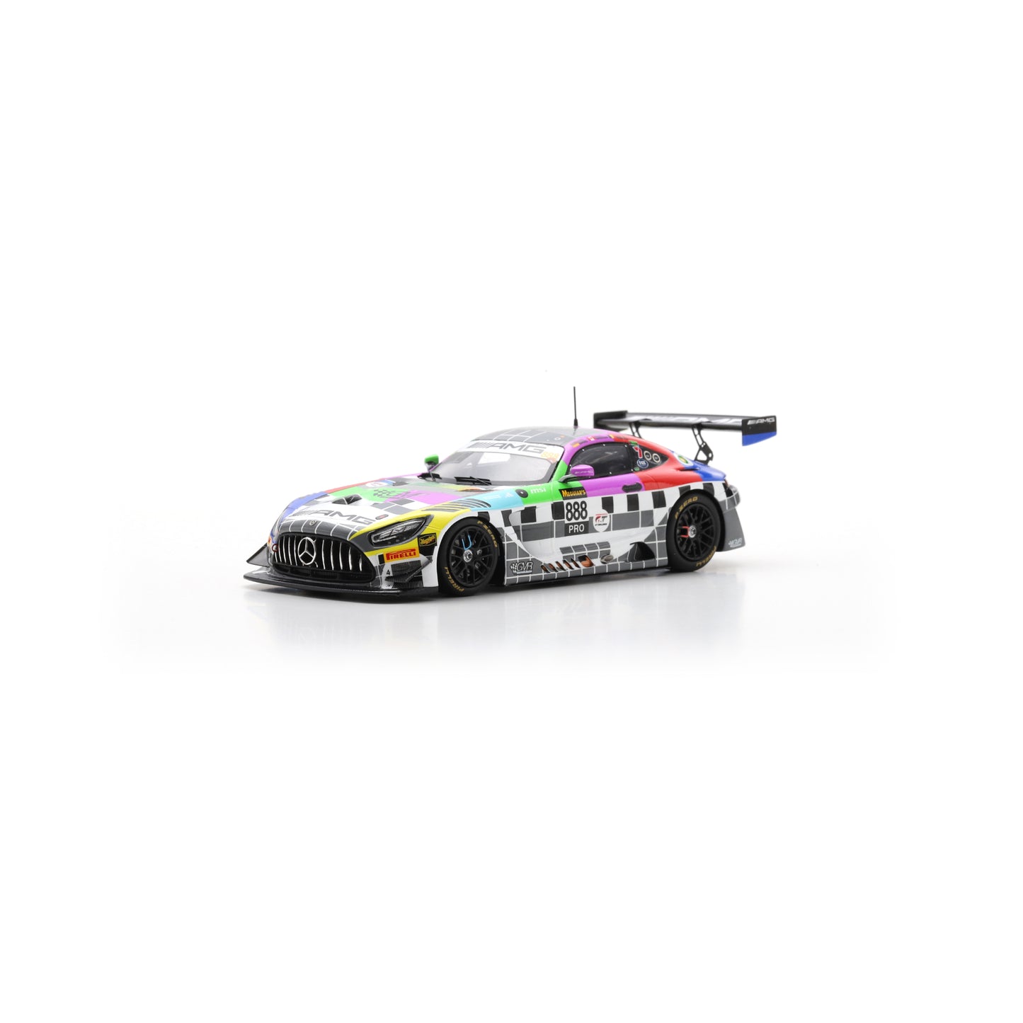 Spark AS087 1:43 - Mercedes-AMG GT3 EVO No.888 Mercedes-AMG Team GMR Bathurst 12H 2025 M. Engel - M. Martin - M. Grenier Limited (300ex.)