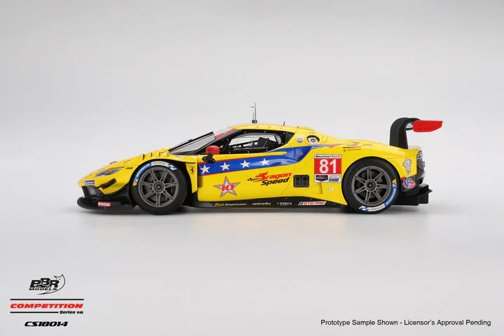 PRE-ORDER - BBR Models CS18014 1:18 - FERRARI 296 GT3 N°81 DragonSpeed IMSA 24H Daytona 2025 T. Neubauer - M. Molina - D. Rigon - A. Costa
