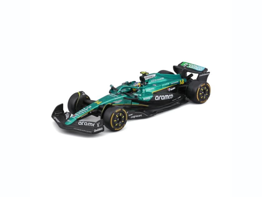Bburago 38251-A14 1:43 - Aston Martin AMR25 - Season Car 2025 - Fernando Alonso