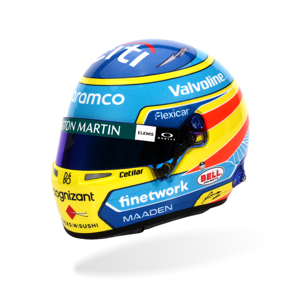 BELL Mini Helmet Casque 1:2 - Fernando Alonso - Aston Martin Aramco F1 Team - 2025