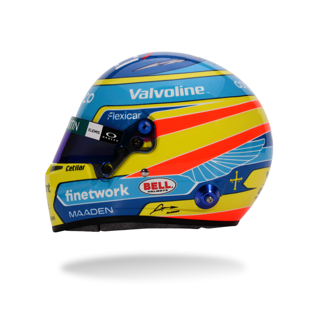 BELL Mini Helmet Casque 1:2 - Fernando Alonso - Aston Martin Aramco F1 Team - 2025