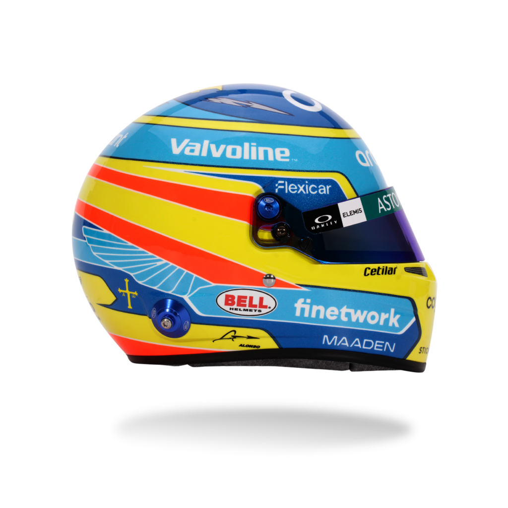 BELL Mini Helmet Casque 1:2 - Fernando Alonso - Aston Martin Aramco F1 Team - 2025
