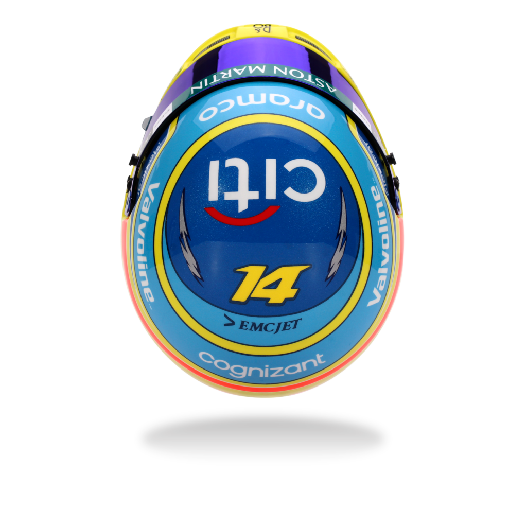 BELL Mini Helmet Casque 1:2 - Fernando Alonso - Aston Martin Aramco F1 Team - 2025