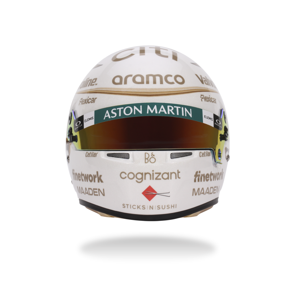 BELL Mini Helmet Casque 1:2 - Fernando Alonso - Aston Martin Aramco F1 Team - Chinese GP 2025