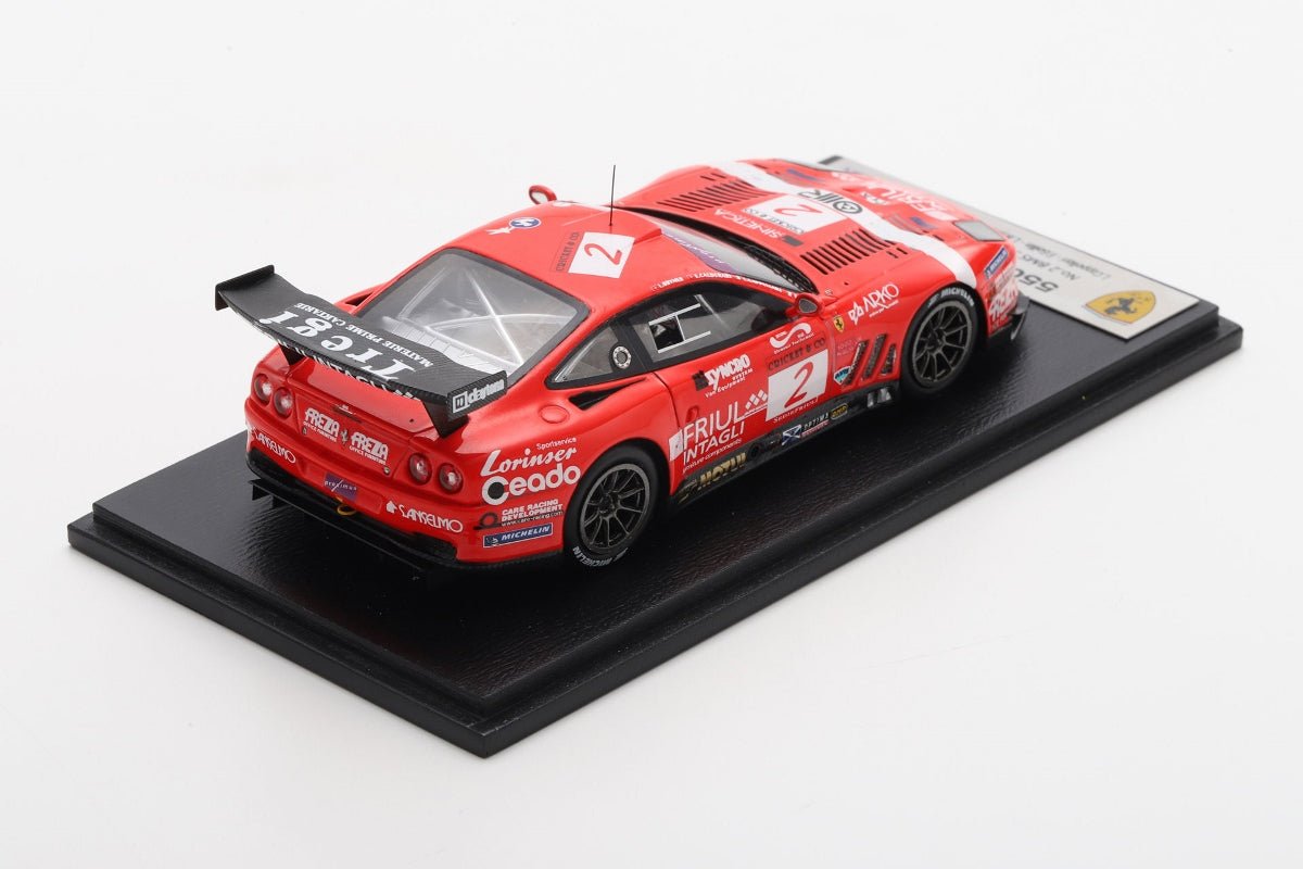 PRECOMMANDE - Looksmart LSRC218 1:43 - Ferrari 550 Maranello BMS Winner 24H Spa 2004 #2 BMS Scuderia Italia L.Cappellari – F.Gollin – L.Bryner – E.Calderari