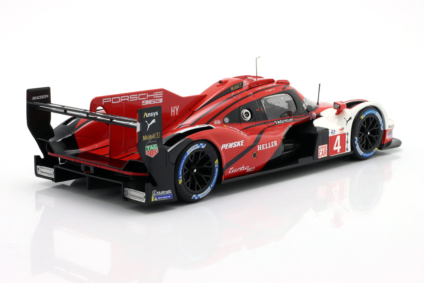 Ixo LEGT963-LM007 1:18 - Porsche 963 Penske No 4 Le Mans 24H 2024 M. Jaminet - F. Nasr - N. Tandy