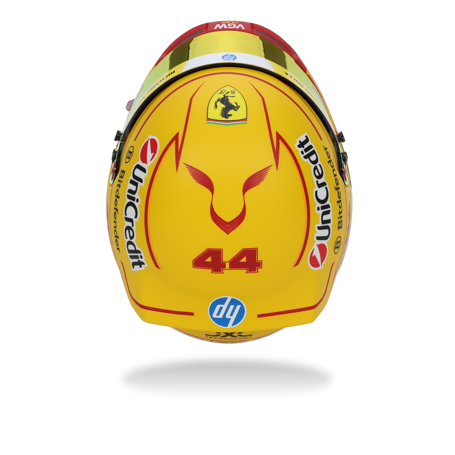 BELL Mini Helmet Casque 1:2 - Lewis Hamilton - Scuderia Ferrari HP - 2025