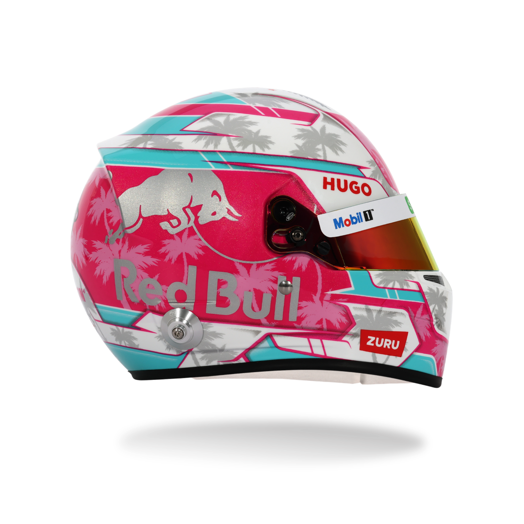 BELL Mini Helmet Helmet 1:2 - Liam Lawson - Visa Cash App Racing Bulls - Miami GP 2025