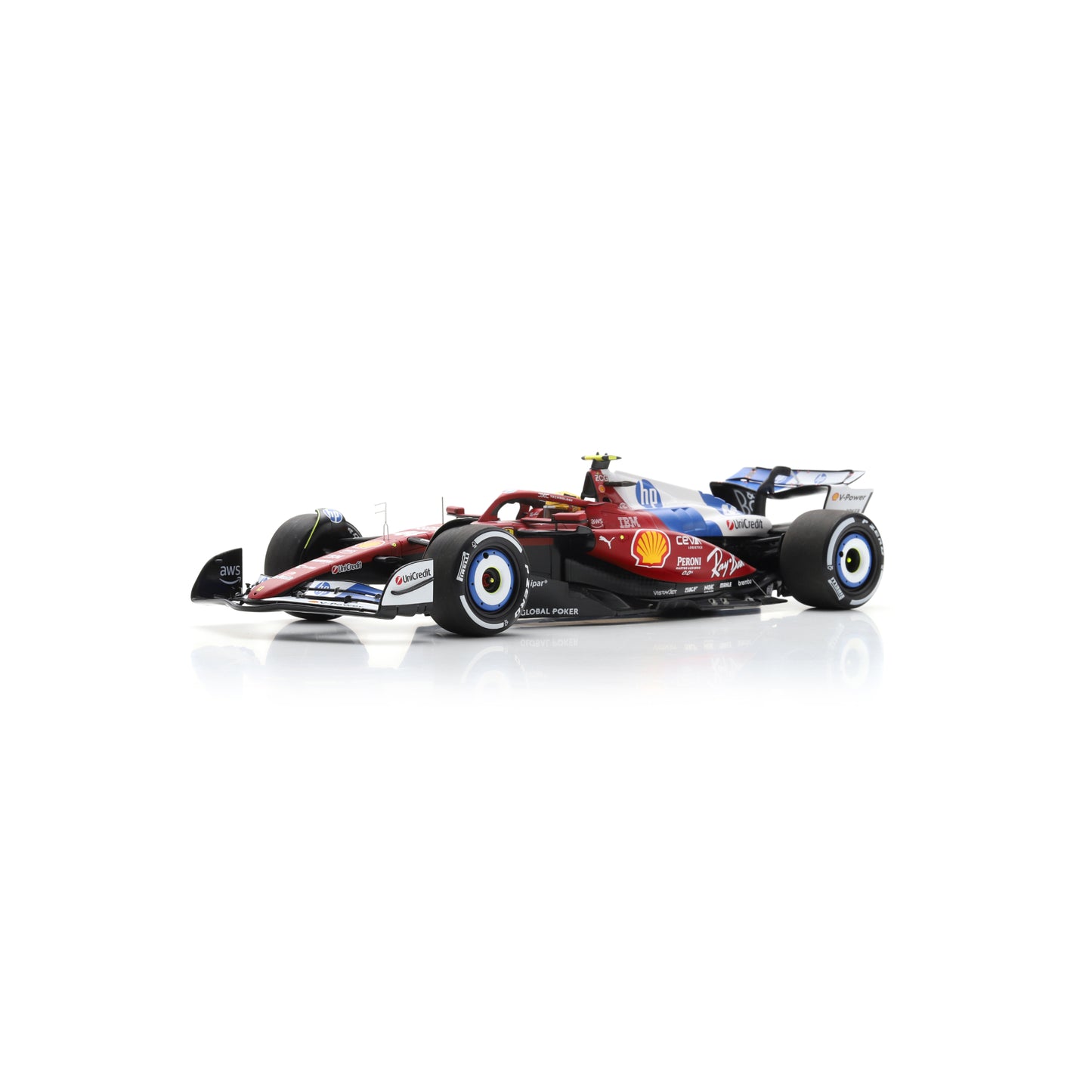 Looksmart LS18F1077 1:18 - FERRARI SF-25 Miami GP 2025 - Lewis Hamilton