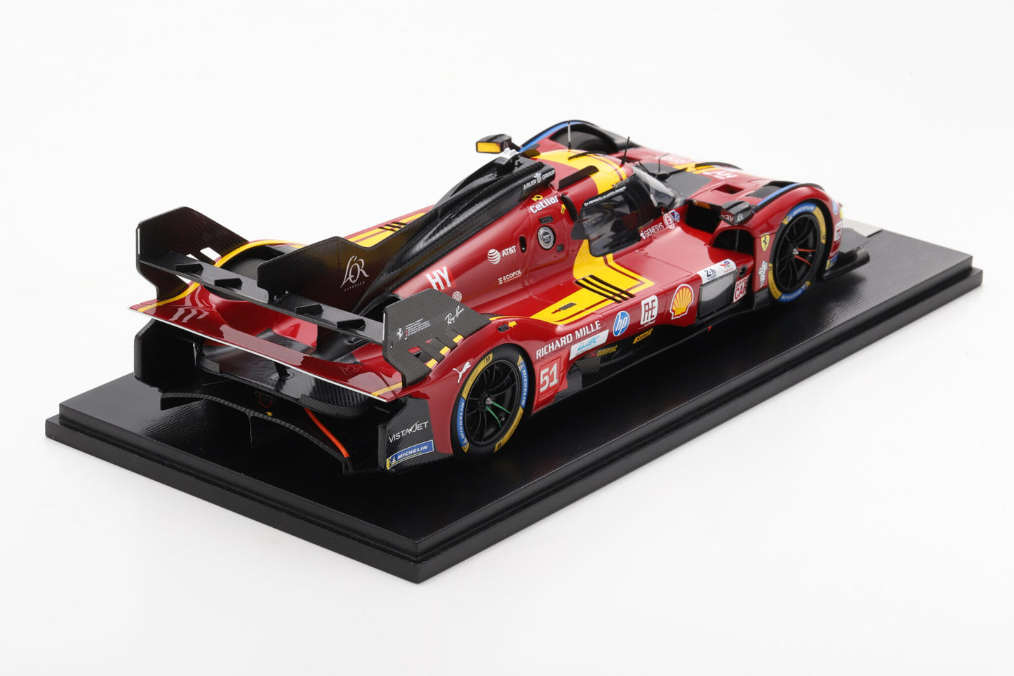 PRECOMMANDE - Looksmart LS18LM054 1:18 - Ferrari 499P No.51 Ferrari AF CORSE ITA Le Mans 24H 2025 3rd Place A. Pier Guidi – J. Calado – A. Giovinazzi