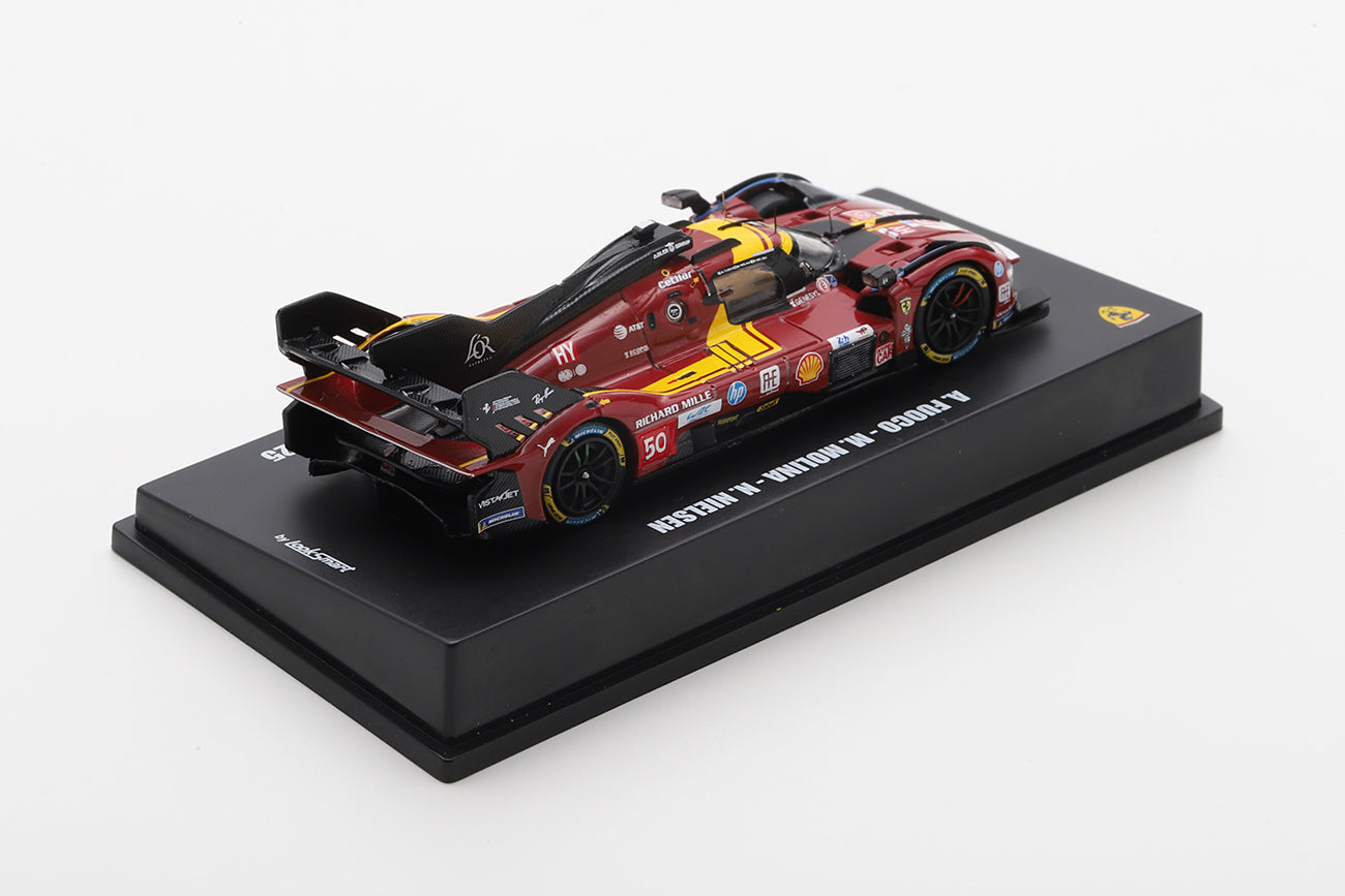 PRECOMMANDE - Looksmart LS64008LM 1:64 - Ferrari 499P No.50 Ferrari – AF Corse Le Mans 24H 2025 A. Fuoco – M. Molina – N. Nielsen