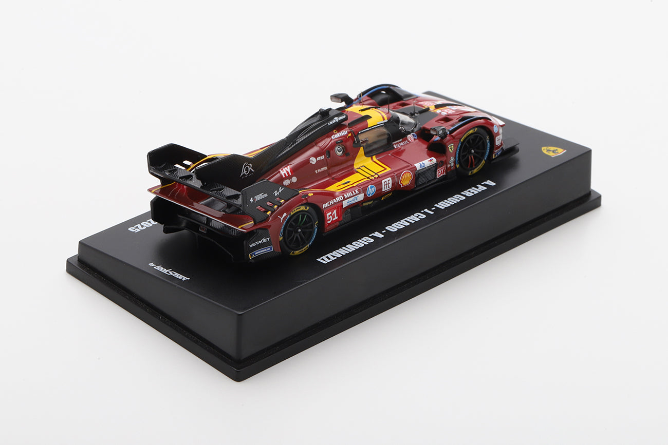 PRECOMMANDE - Looksmart LS64009LM 1:64 - Ferrari 499P No.51 Ferrari – AF Corse Le Mans 24H 2025 A. Pier Guidi – J. Calado – A. Giovinazzi