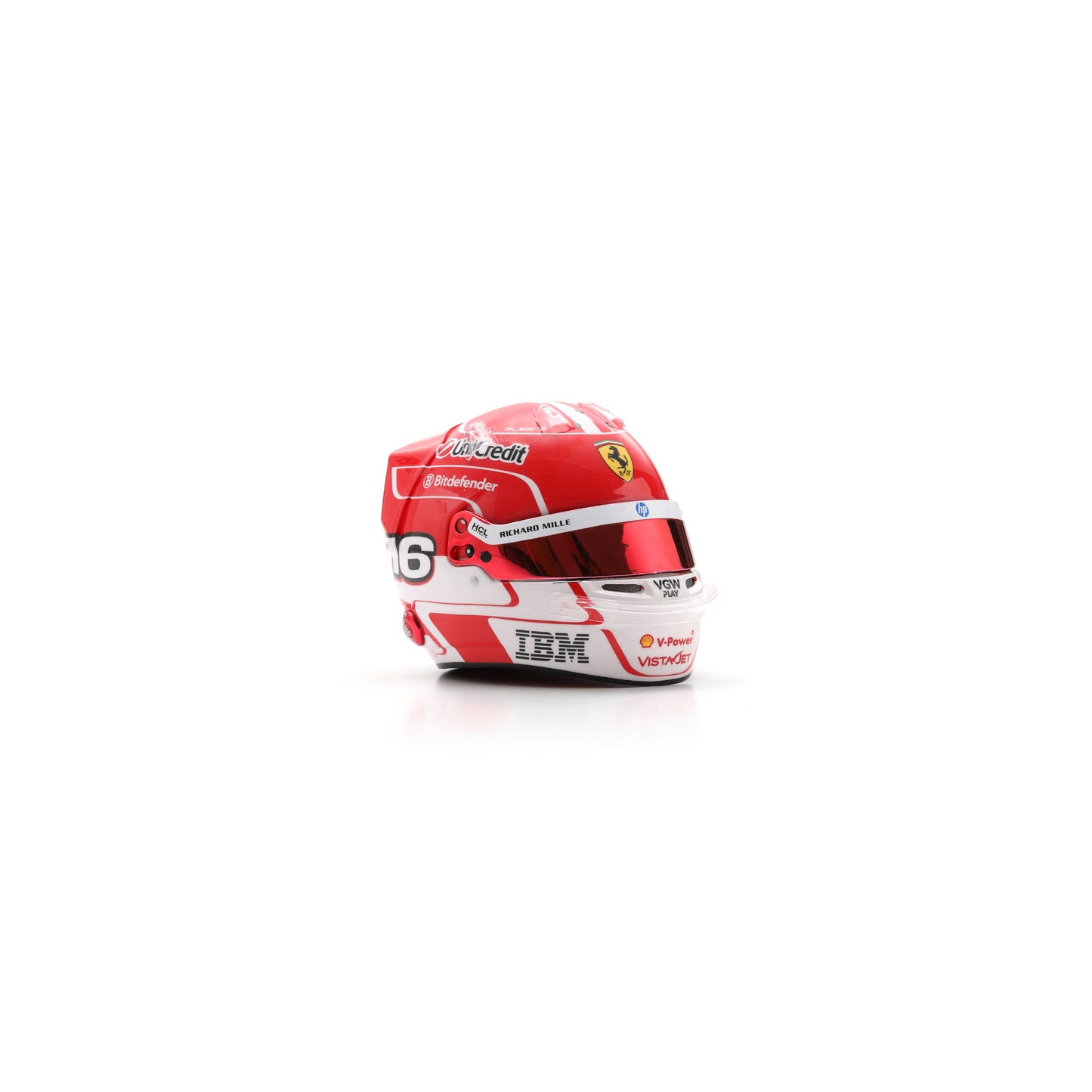Looksmart LSHEL001 Casque 1:5 - Charles Leclerc - Scuderia Ferrari HP - Winner Monaco GP 2024