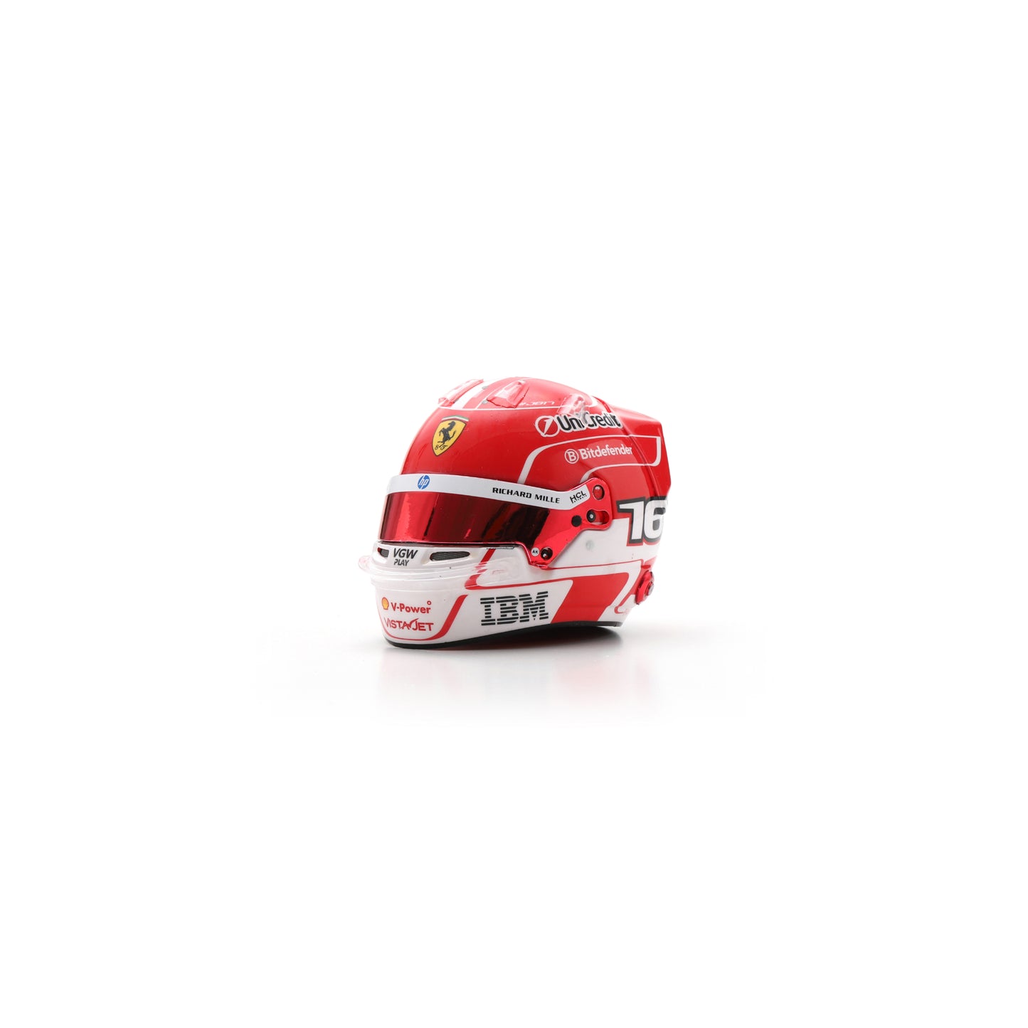 Looksmart LSHEL001 Casque 1:5 - Charles Leclerc - Scuderia Ferrari HP - Winner Monaco GP 2024