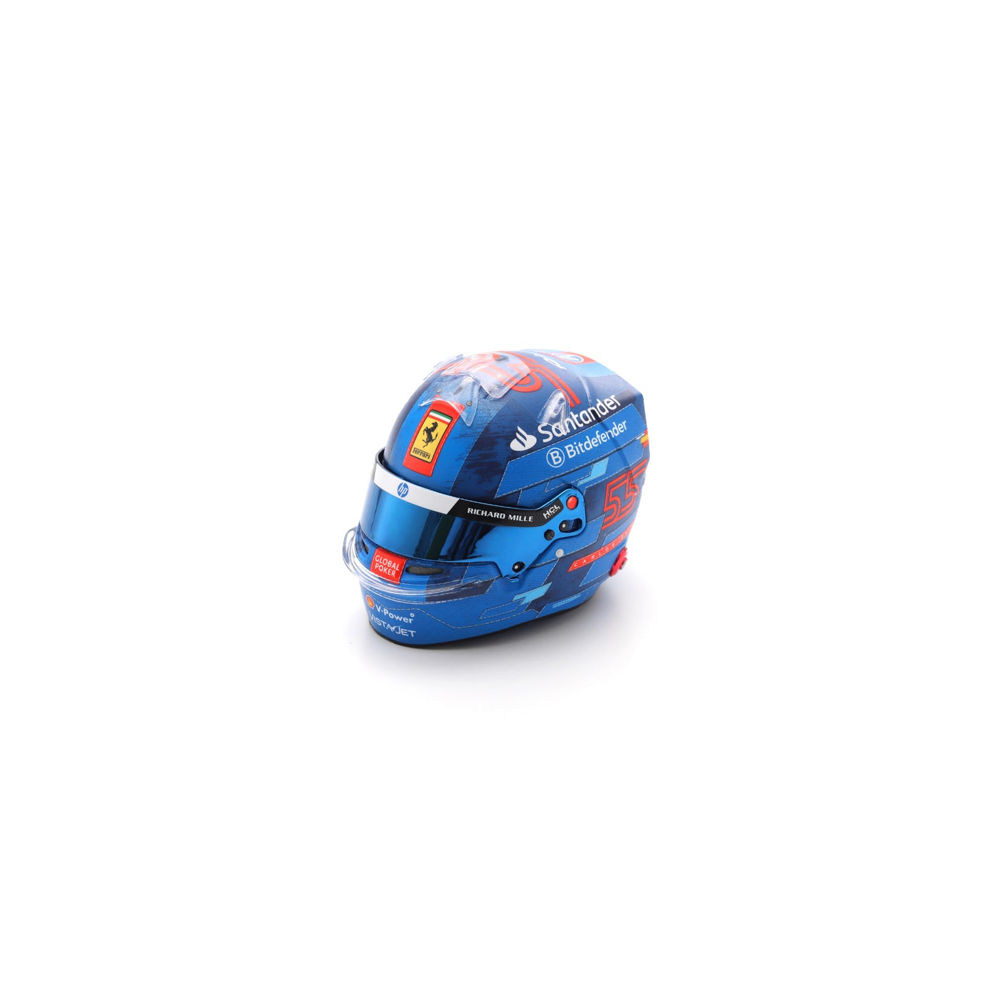 Looksmart LSHEL003 Casque 1:5 - Carlos Sainz – Scuderia Ferrari HP - Miami GP 2024