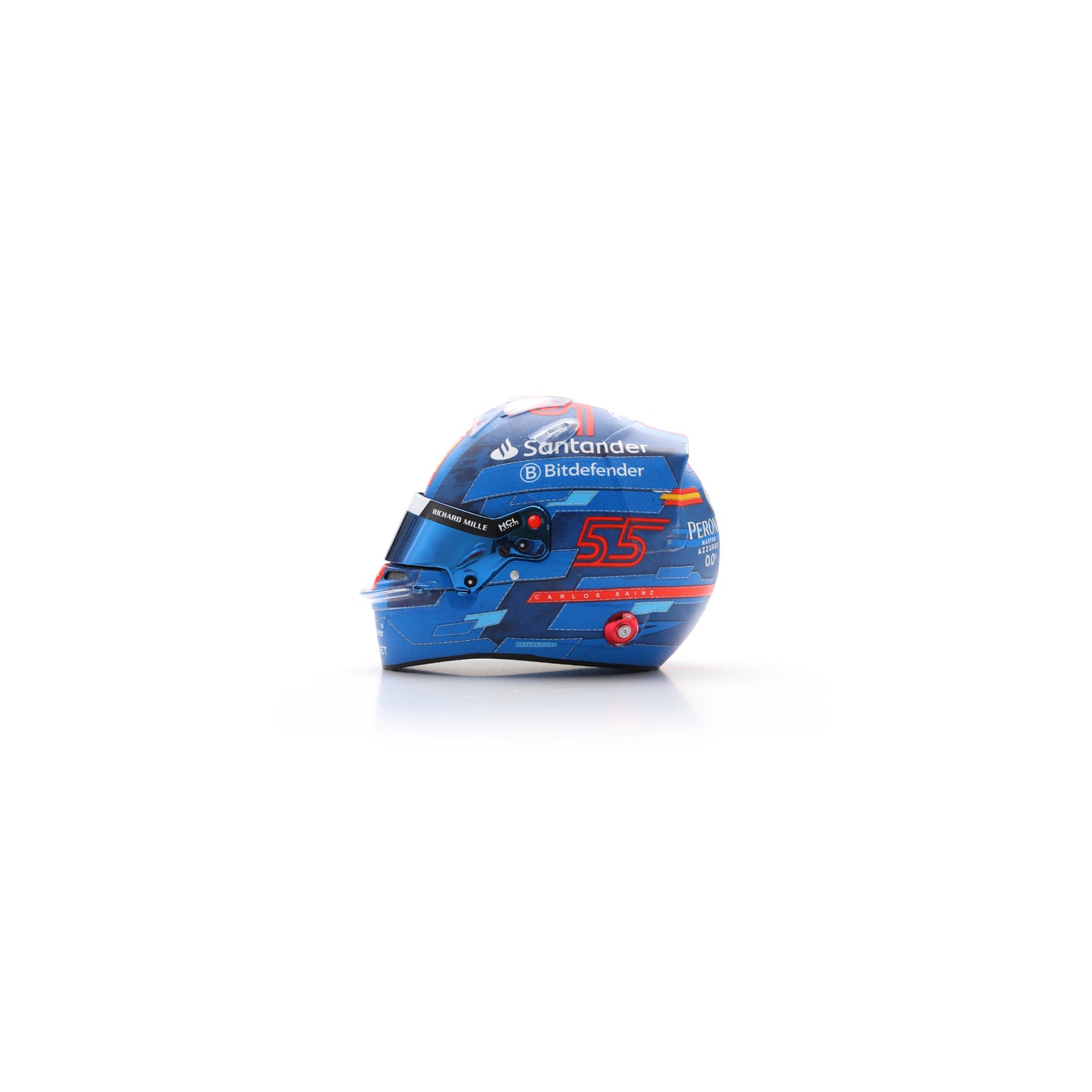 Looksmart LSHEL003 Casque 1:5 - Carlos Sainz – Scuderia Ferrari HP - Miami GP 2024