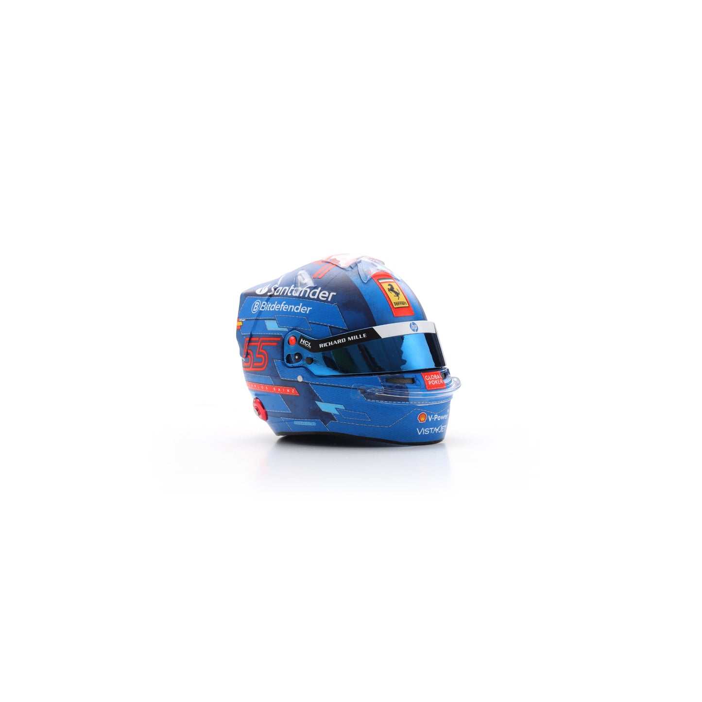Looksmart LSHEL003 Casque 1:5 - Carlos Sainz – Scuderia Ferrari HP - Miami GP 2024