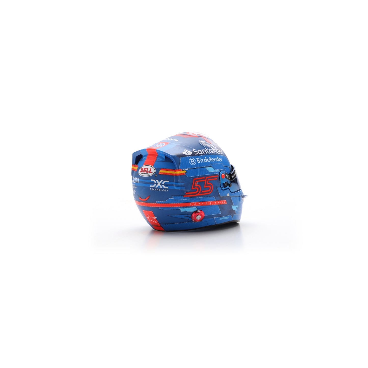 Looksmart LSHEL003 Casque 1:5 - Carlos Sainz – Scuderia Ferrari HP - Miami GP 2024