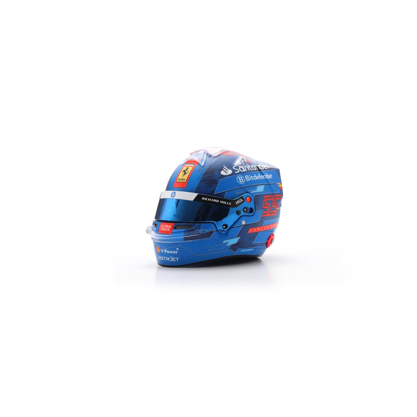 Looksmart LSHEL003 Casque 1:5 - Carlos Sainz – Scuderia Ferrari HP - Miami GP 2024