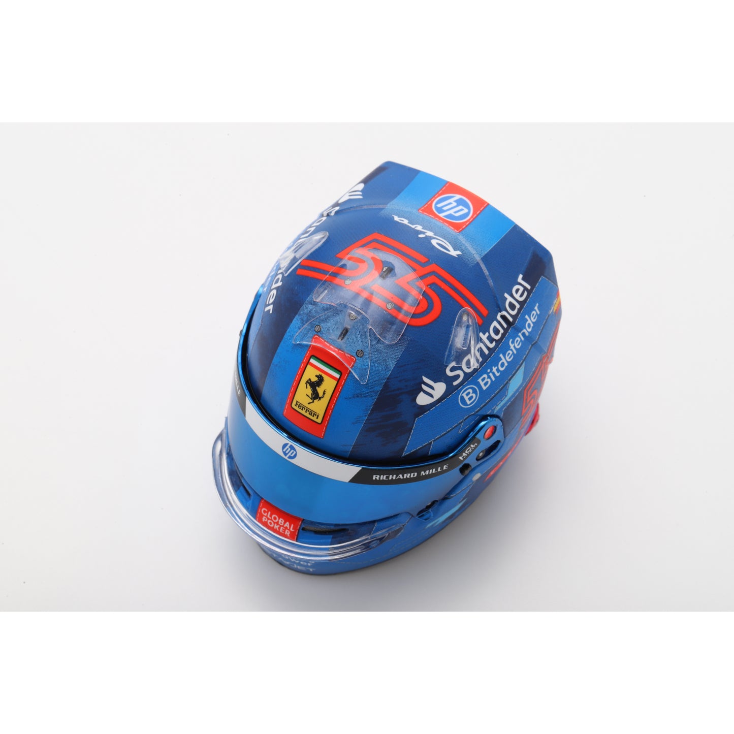 Looksmart LSHEL003 Casque 1:5 - Carlos Sainz – Scuderia Ferrari HP - Miami GP 2024