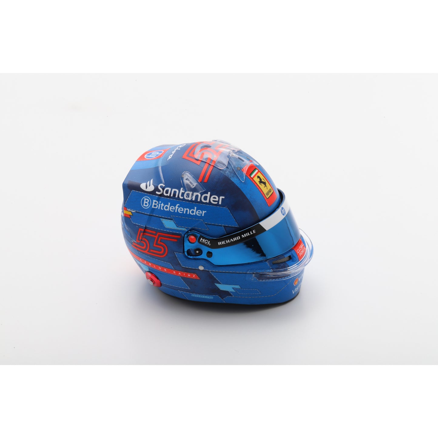 Looksmart LSHEL003 Casque 1:5 - Carlos Sainz – Scuderia Ferrari HP - Miami GP 2024