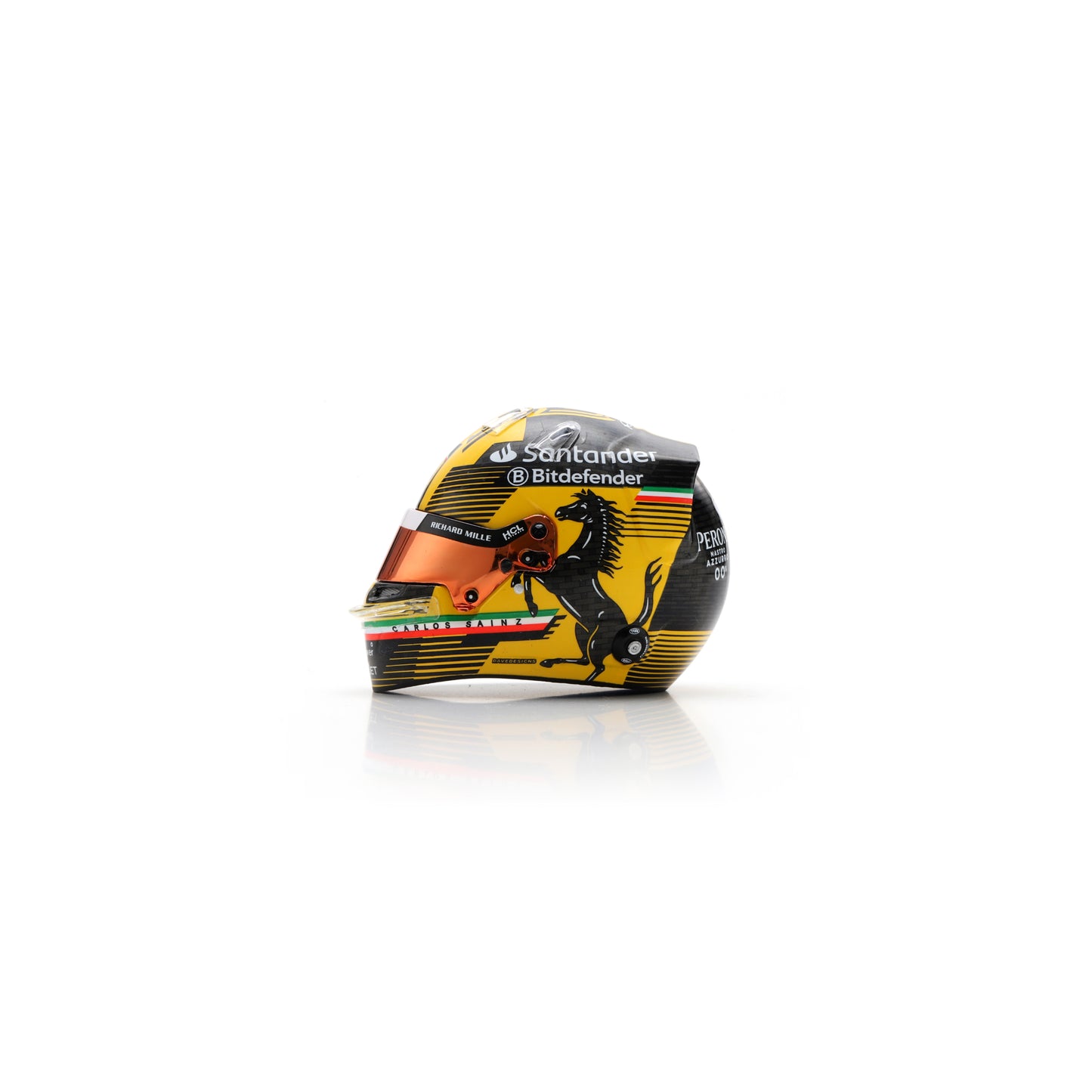 Looksmart LSHEL005 Casque 1:5 - Carlos Sainz Jr - Scuderia Ferrari HP - Italian GP 2024