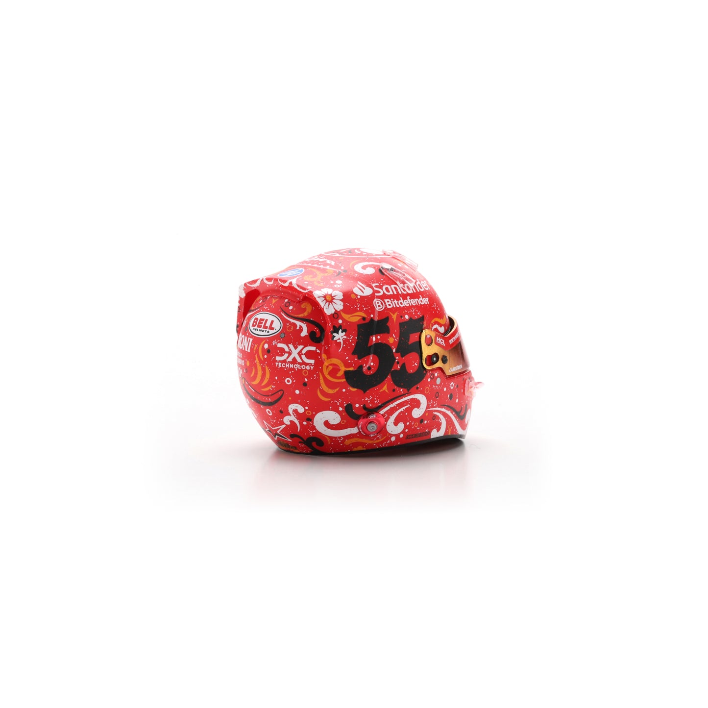 Looksmart LSHEL007 Helmet 1:5 - Carlos Sainz Jr - Scuderia Ferrari HP Mexican GP 2024 WINNER