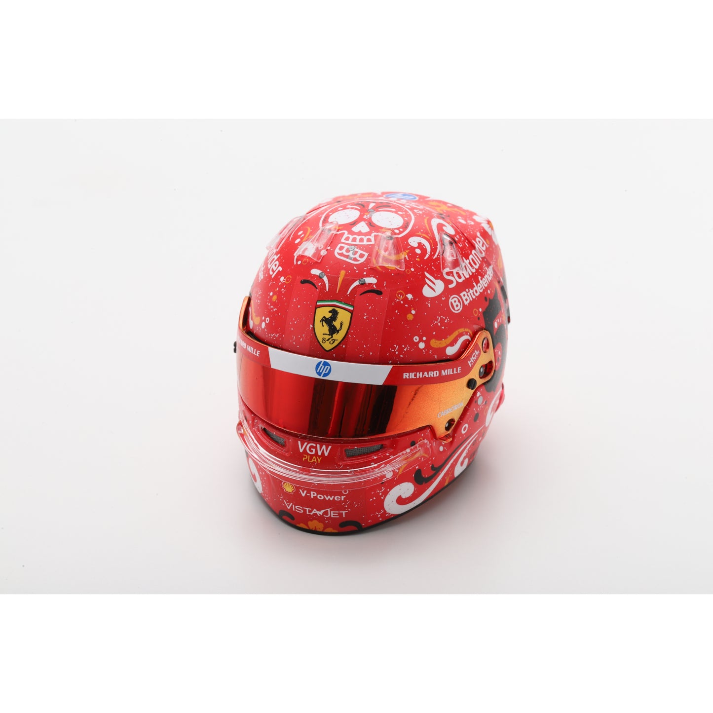 Looksmart LSHEL007 Helmet 1:5 - Carlos Sainz Jr - Scuderia Ferrari HP Mexican GP 2024 WINNER