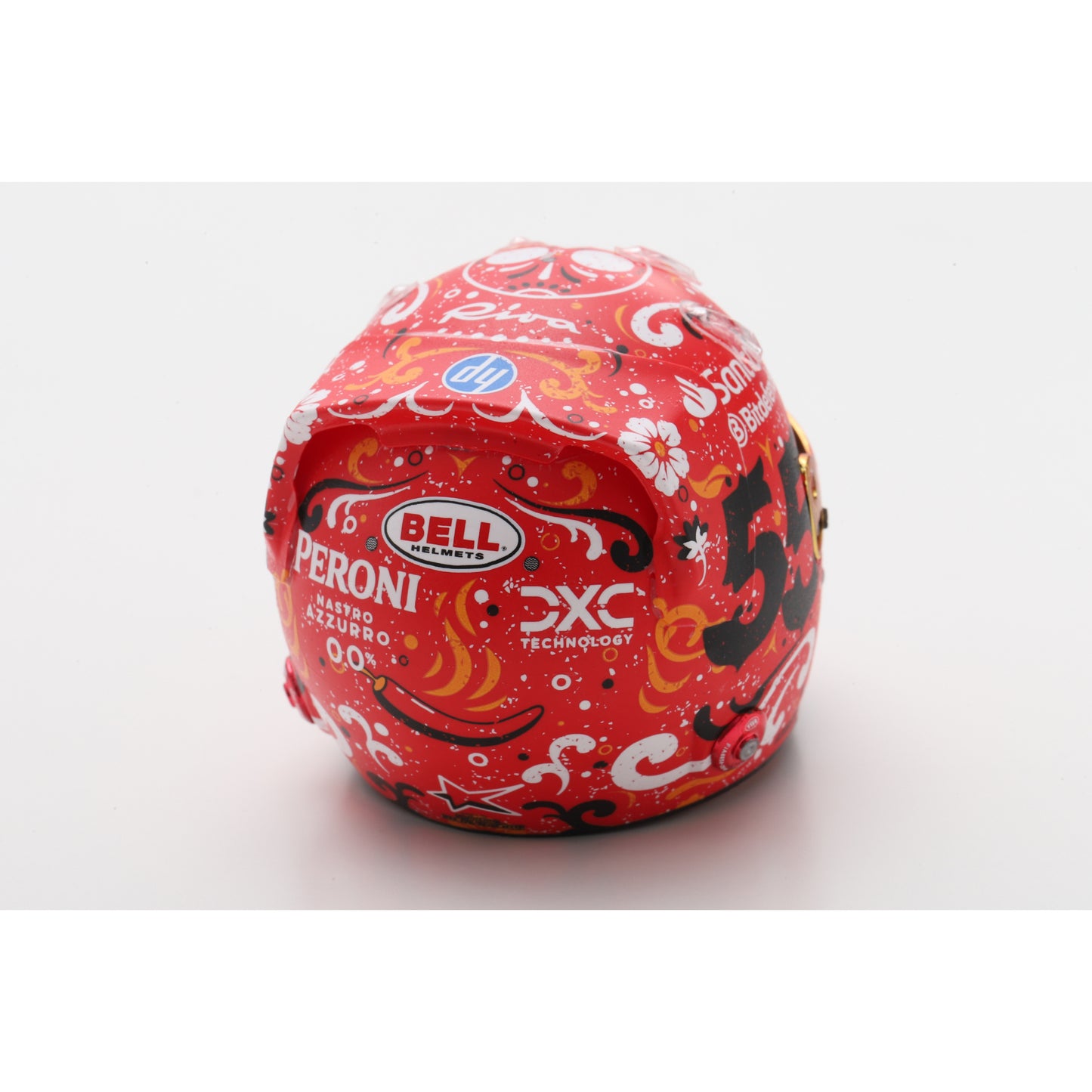 Looksmart LSHEL007 Helmet 1:5 - Carlos Sainz Jr - Scuderia Ferrari HP Mexican GP 2024 WINNER