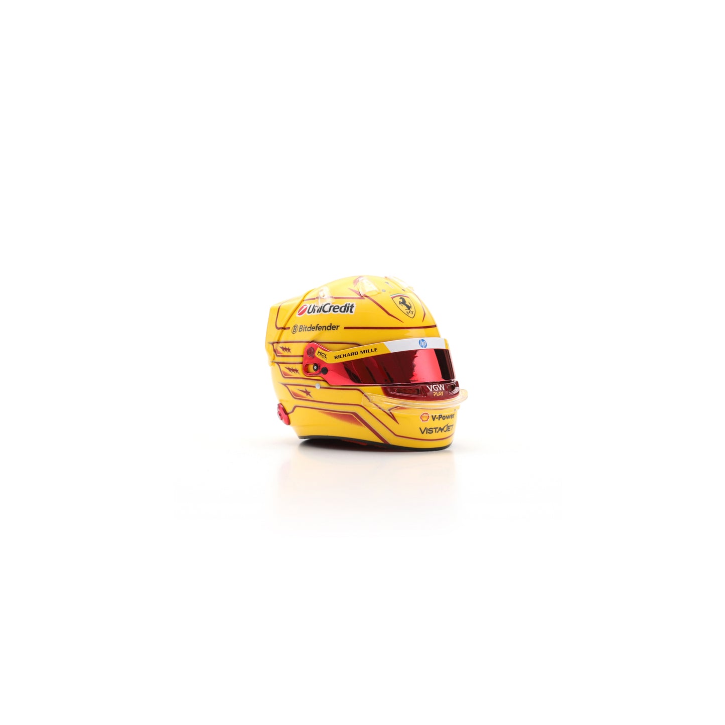 Looksmart LSHEL008 Lewis Hamilton Helmet 1/5 - Scuderia Ferrari HP - Fiorano Test 2025