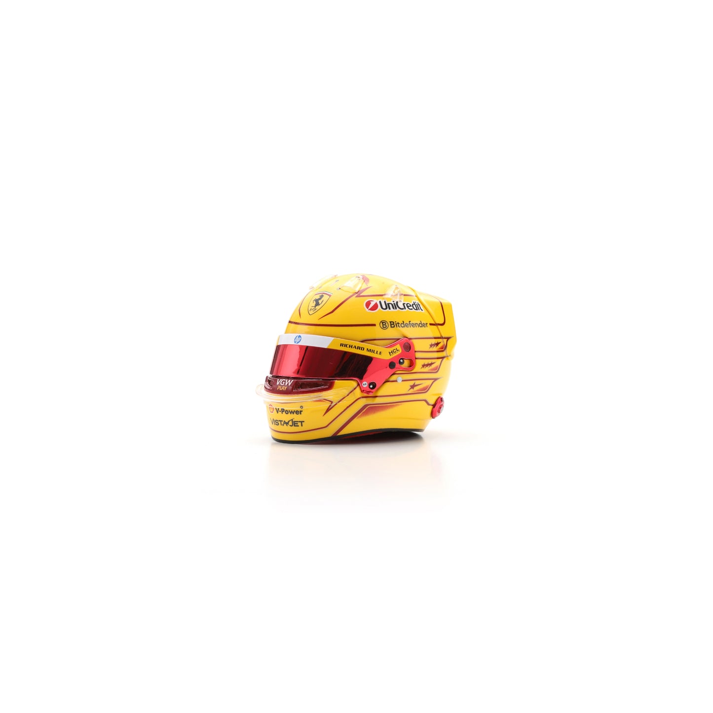 Looksmart LSHEL008 Lewis Hamilton Helmet 1/5 - Scuderia Ferrari HP - Fiorano Test 2025