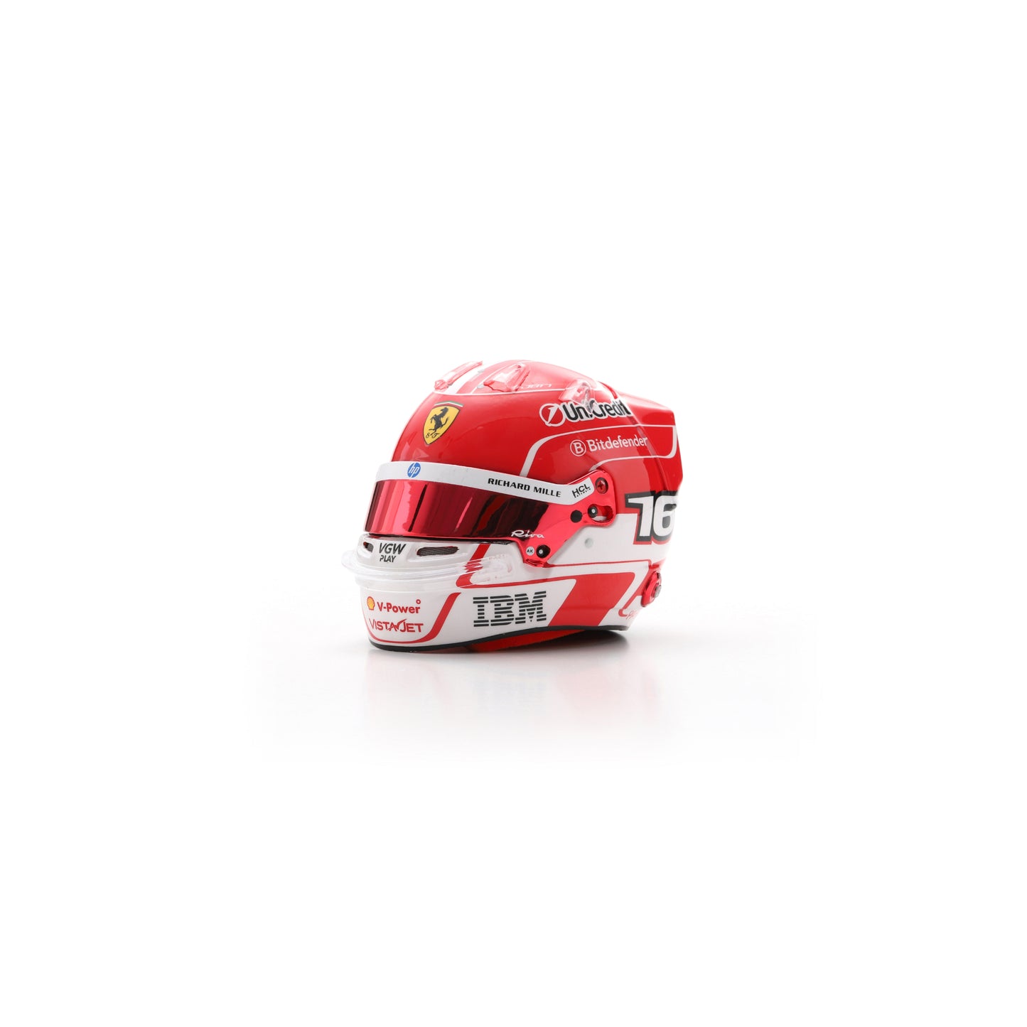 Looksmart LSHEL009 Casque 1:5 - Charles Leclerc – Scuderia Ferrari HP 2025 Season
