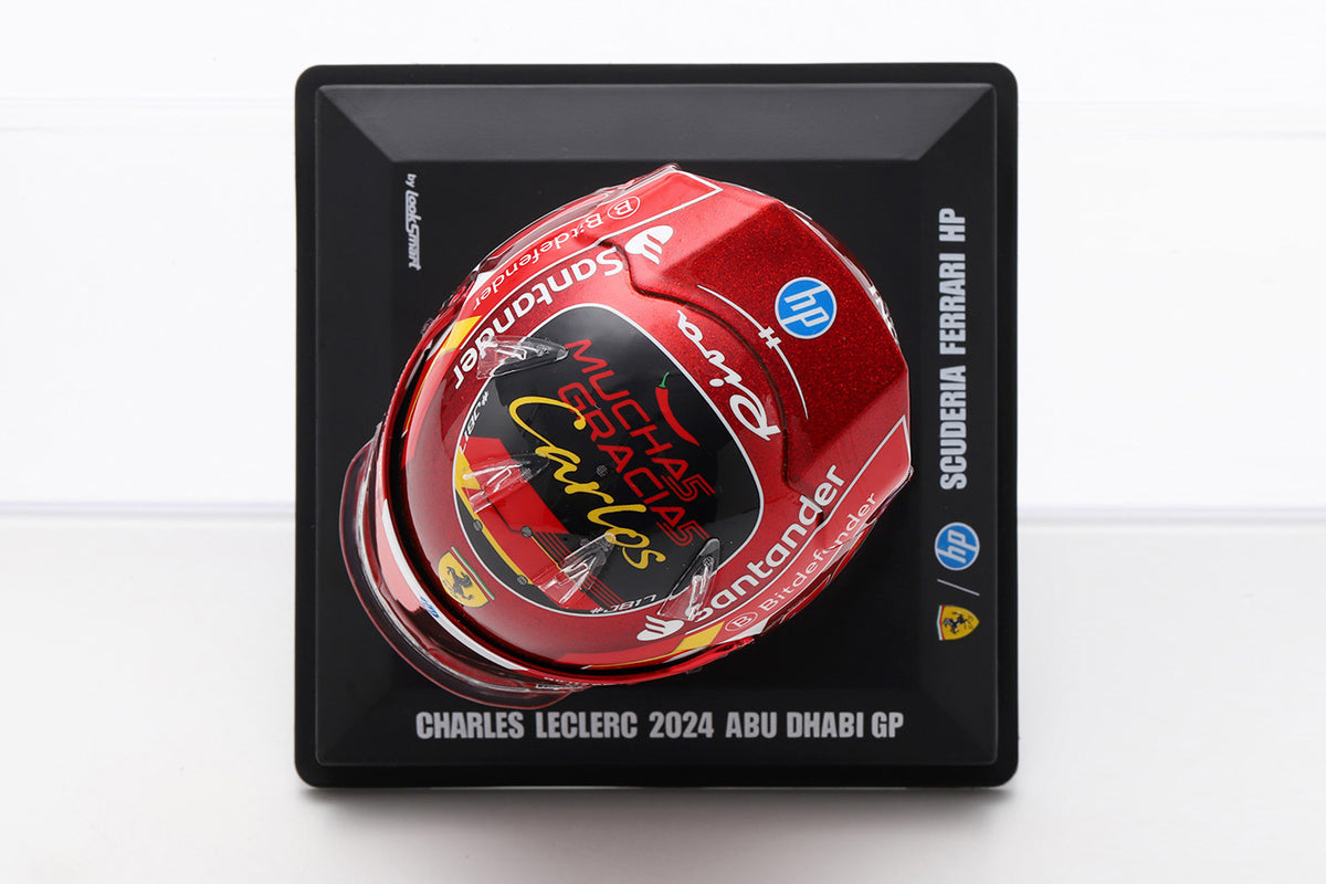 Looksmart LSHEL017 Helmet 1:5 - Charles Leclerc – Scuderia Ferrari HP Abu Dhabi GP 2024