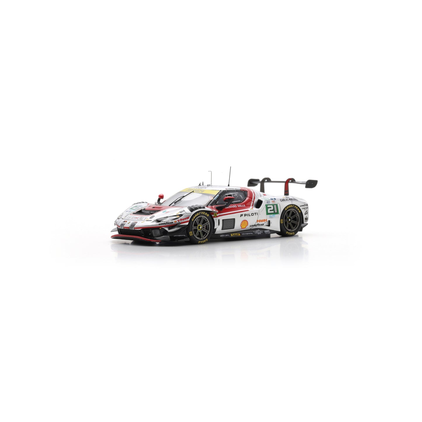 Looksmart LSLM193 1:43 - Ferrari 296 LMGT3 No.21 VISTA AF CORSE Le Mans 24H 2025 2nd Place F. Heriau – S. Mann – A. Rovera