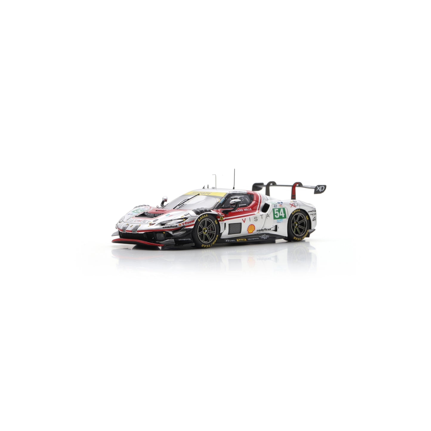 Looksmart LSLM194 1:43 - Ferrari 296 LMGT3 No.54 VISTA AF CORSE Le Mans 24H 2025 T. Flohr – F. Castellacci – D. Rigon