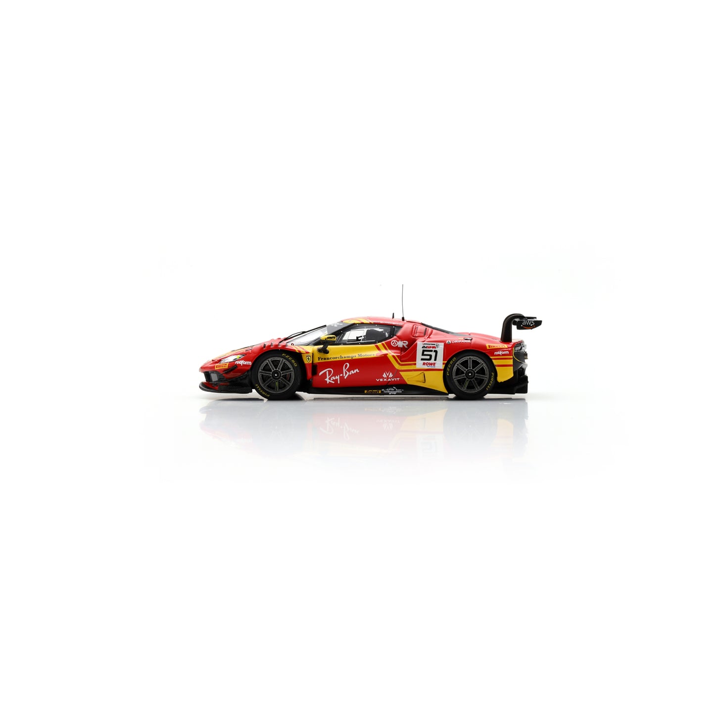 Looksmart LSRC188 1:43 - Ferrari 296 GT3 No.51 AF Corse – Francorchamps Motors 2nd 24H Spa 2024