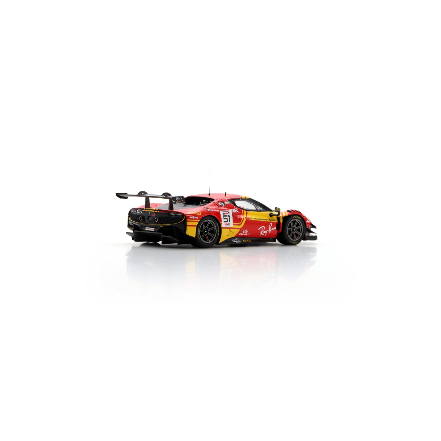 Looksmart LSRC188 1:43 - Ferrari 296 GT3 No.51 AF Corse – Francorchamps Motors 2nd 24H Spa 2024