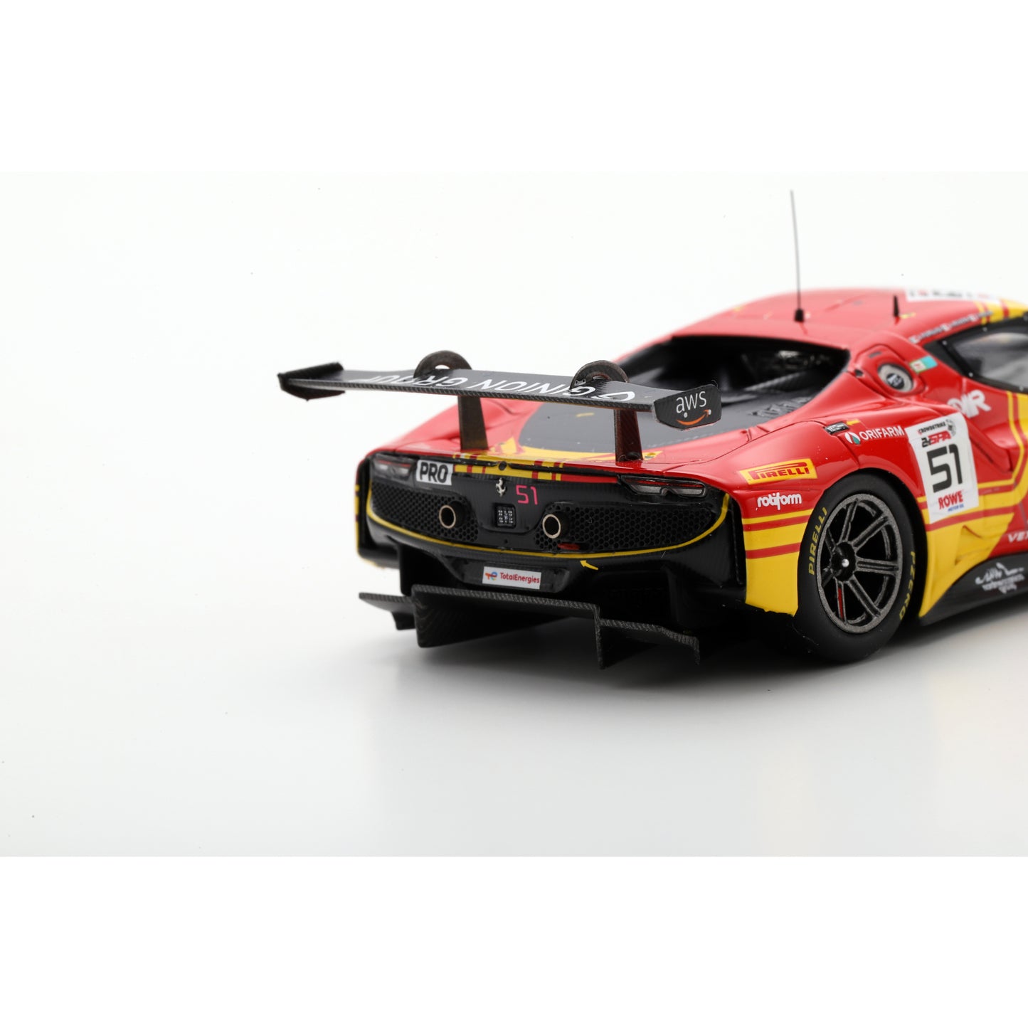 Looksmart LSRC188 1:43 - Ferrari 296 GT3 No.51 AF Corse – Francorchamps Motors 2nd 24H Spa 2024