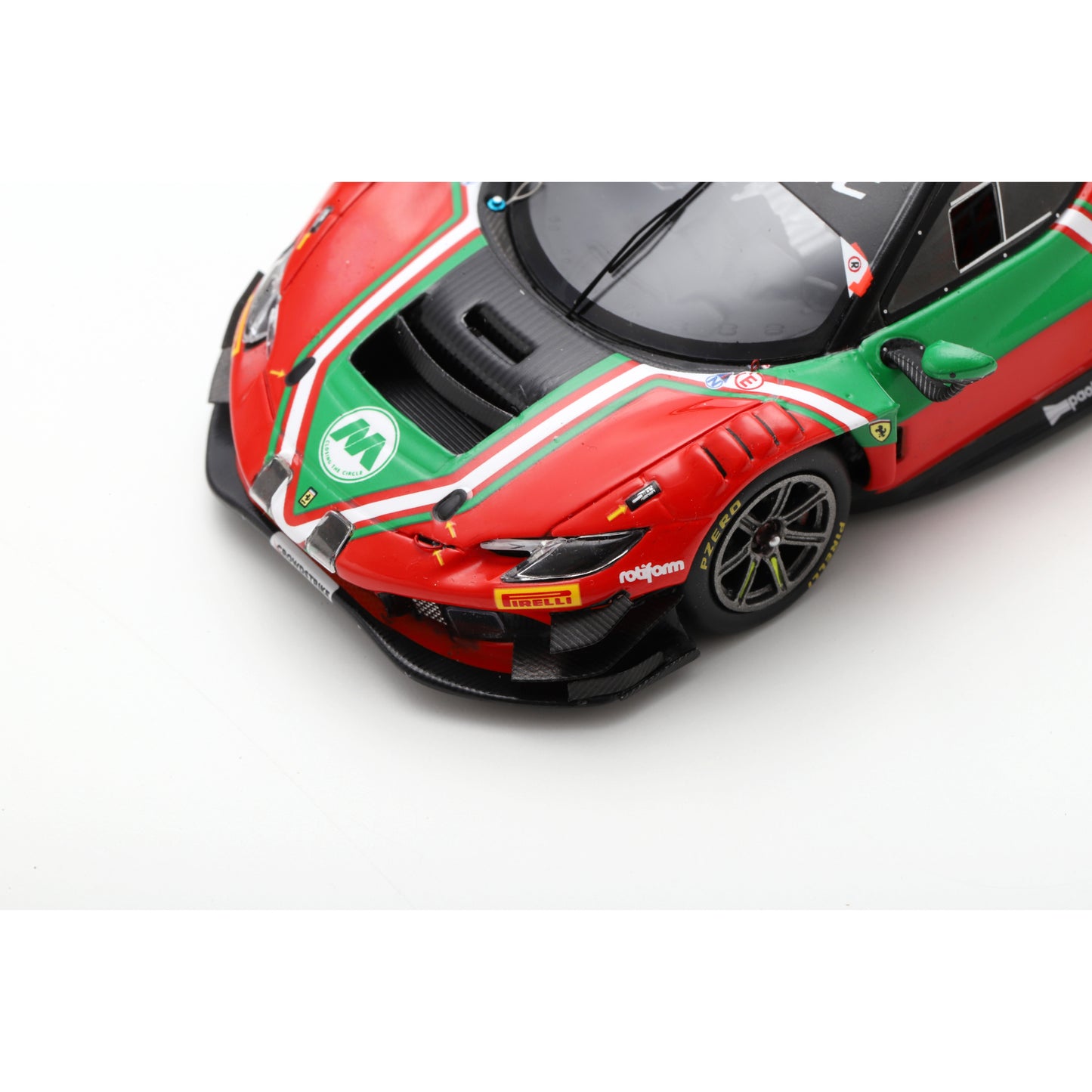 Looksmart LSRC189 1:43 - Ferrari 296 GT3 No.52 AF Corse 2nd Bronze class 24H Spa 2024