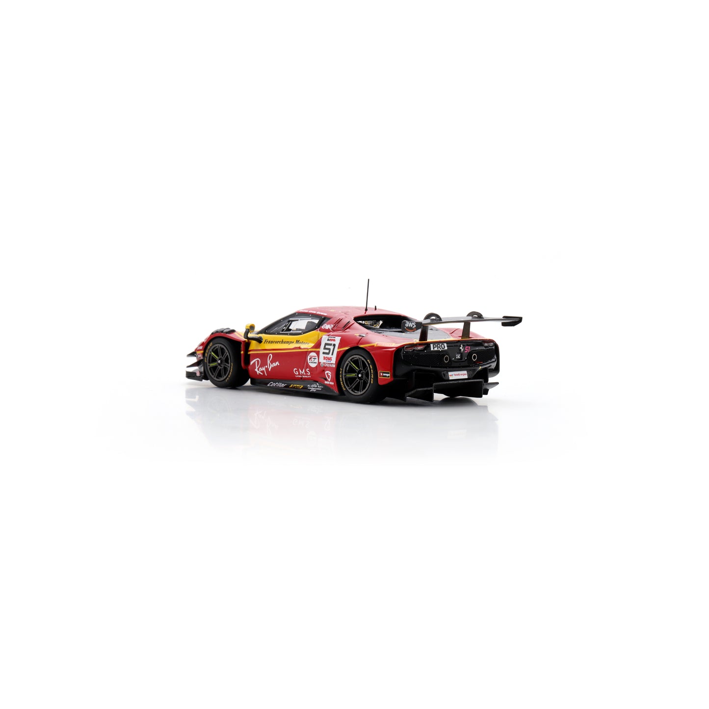 Looksmart LSRC206 1:43 - Ferrari 296 GT3 No. 51 AF Corse – 3rd Francorchamps Motors 24H Spa 2025 Alessio Rovera – Vincent Abril – Alessandro Pier Guidi