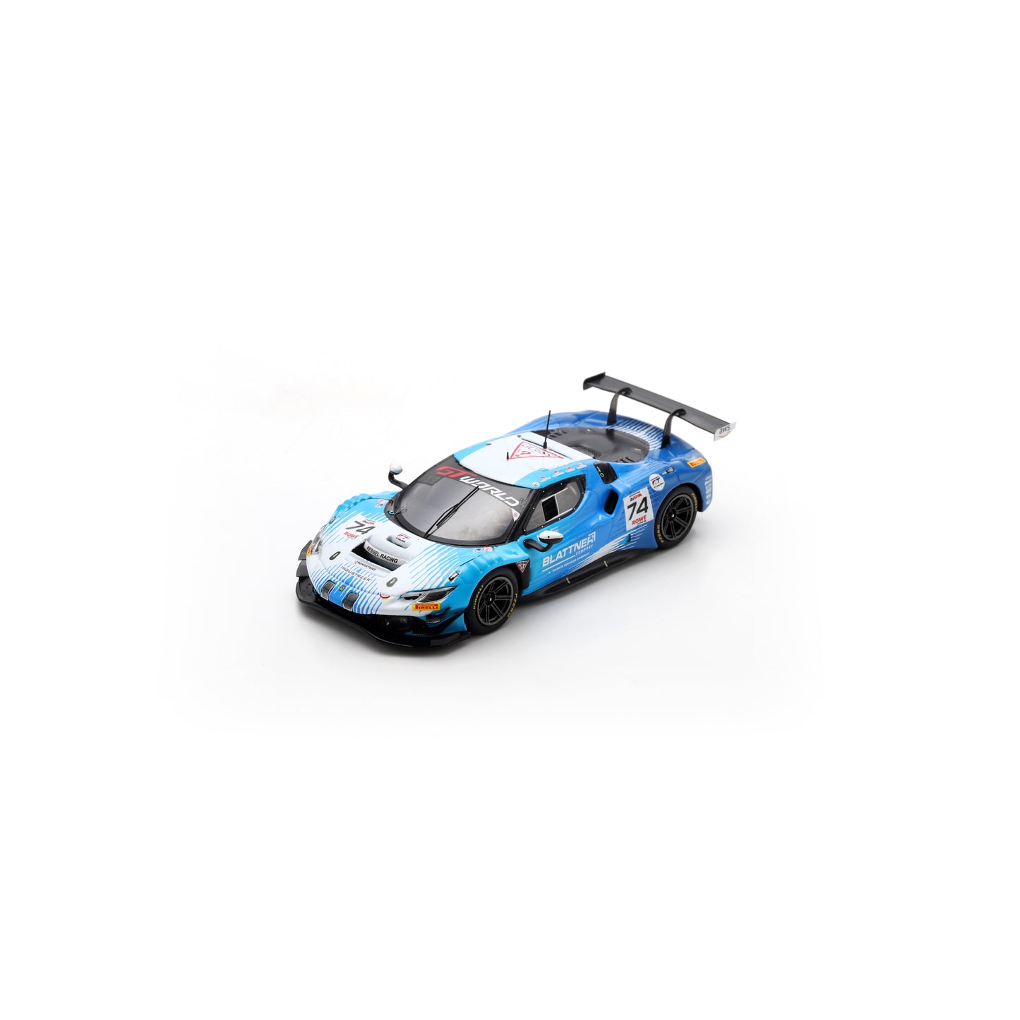 Looksmart LSRC208 1:43 - Ferrari 296 GT3 No. 74 Kessel Racing 24H Spa 2025 Dustin Blattner – Zacharie Robichon – Conrad Laursen – Dennis Marschall