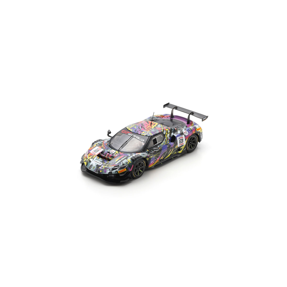 Looksmart LSRC209 1:43 - Ferrari 296 GT3 No. 8 Kessel Racing 24H Spa 2025 Nicolò Rosi – Daniele Di Amato - Niccolò Schirò – David Fumanelli