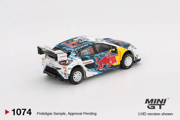 PRECOMMANDE - Mini-GT MGT01074-L 1:64 - FORD Puma Rally 1 N°16 M-Sport Ford WRT Rally Finland 3rd Place 2024 A. Fourmaux - A. Coria