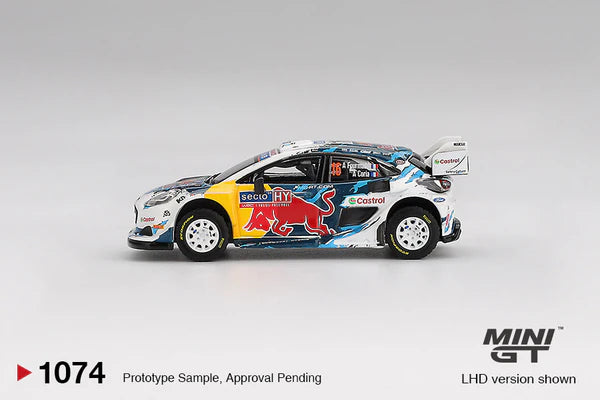 PRECOMMANDE - Mini-GT MGT01074-L 1:64 - FORD Puma Rally 1 N°16 M-Sport Ford WRT Rally Finland 3rd Place 2024 A. Fourmaux - A. Coria