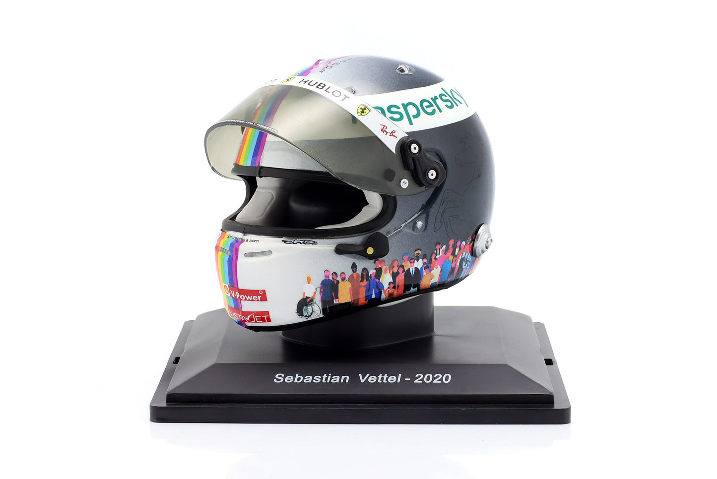 Spark Editions HELFE77 Casque 1:5 - Sebastian Vettel - Scuderia Ferrari - Turkish GP 2020