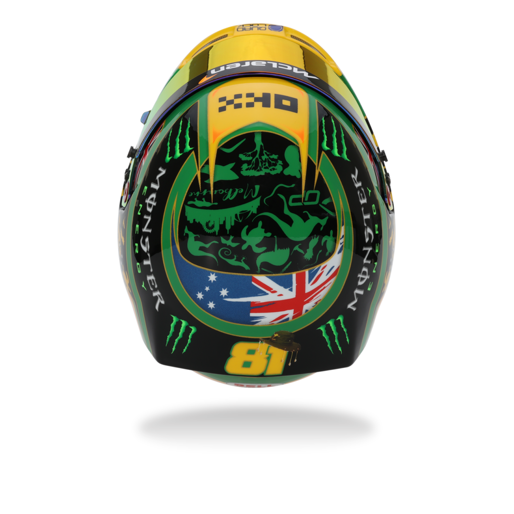 BELL Mini Helmet Casque 1:2 - Oscar Piastri - McLaren Formula 1 Team - Australian GP 2025