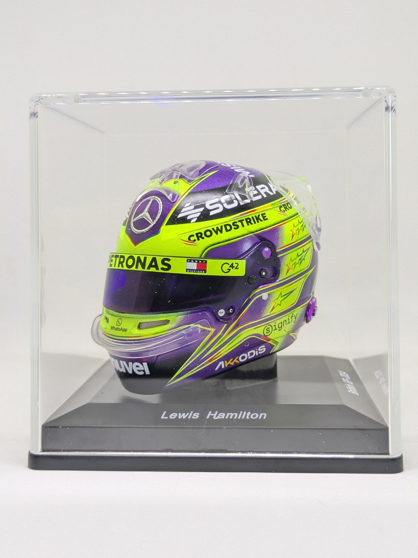 Spark 5HF145 Casque 1:5 - Lewis Hamilton - Mercedes-AMG Petronas F1 Team - British GP 2024